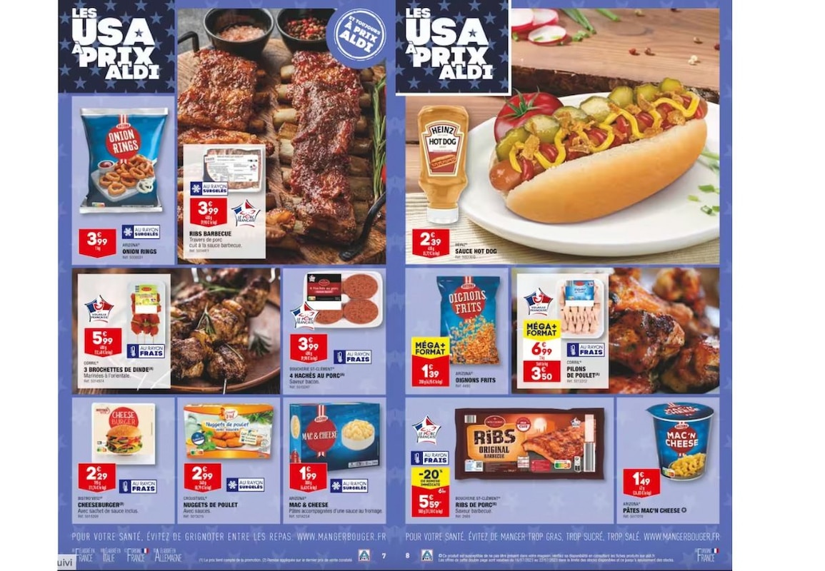 Voir les offres spécial USA chez ALDI