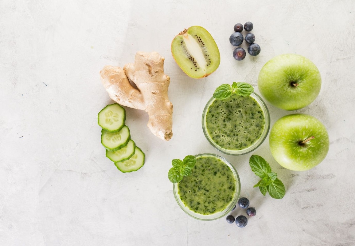 Smoothie vert revitalisant