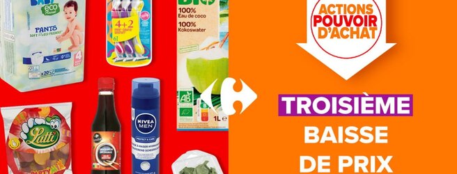 Découvrir les 500 produits à pris bas pour l'été chez Carrefour