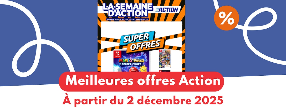 Lire l'article Catalogue Action du 26 novembre 2025 : les meilleures offres Catalogue Action du 26 novembre 2025 : les meilleures offres