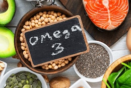 Aliments riches en omega-3 en supermarché