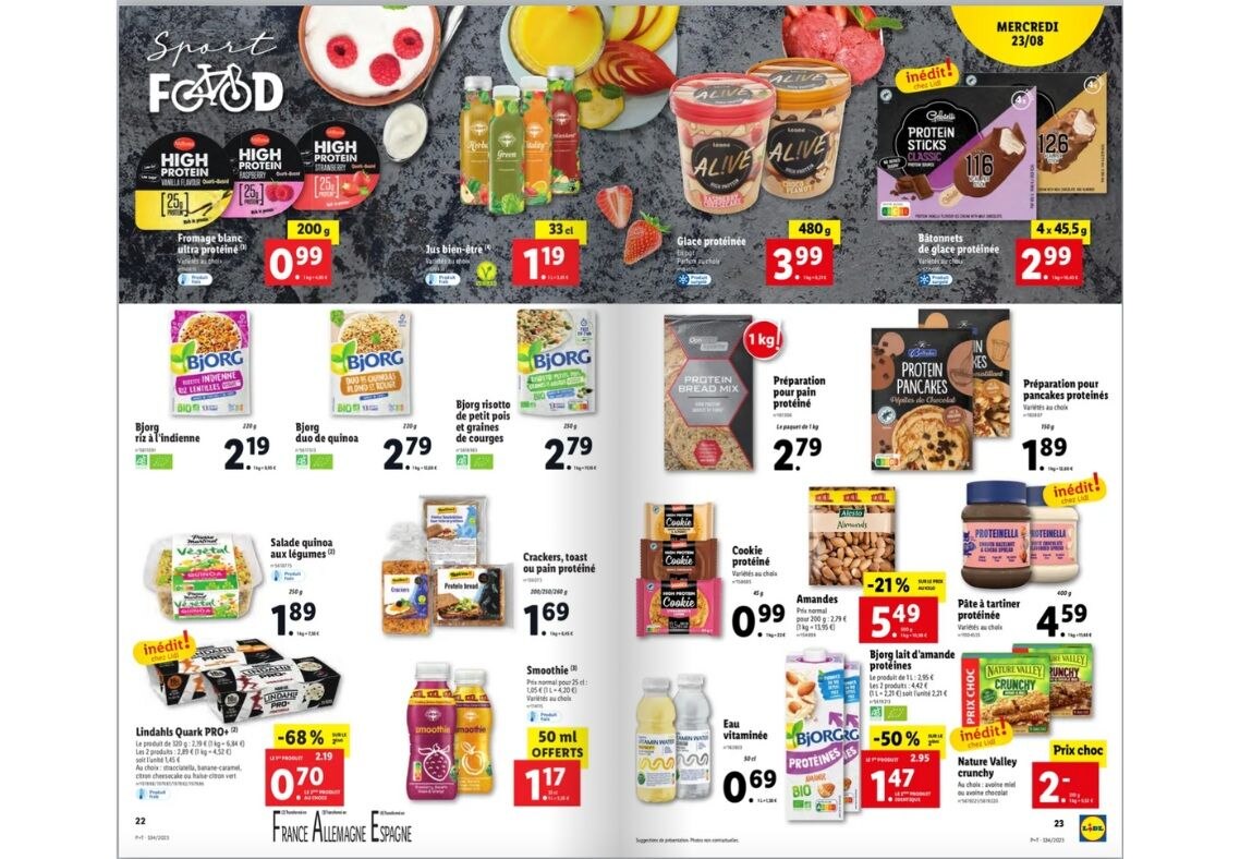Aliments spécial sport pour une rentrée saine et sportive