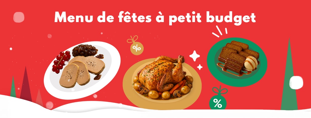 Repas de fêtes : votre menu de Noël complet à petit budget