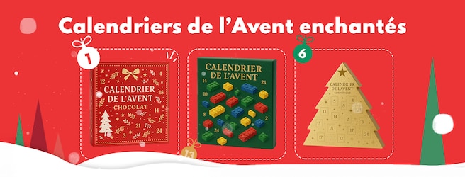 Idées et offres calendriers de l'Avent 