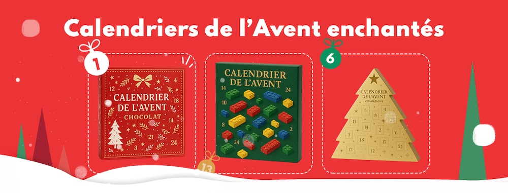 Idées et offres calendriers de l'Avent 