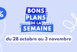 Bons plans de la semaine valables du 28 octobre au 3 novembre