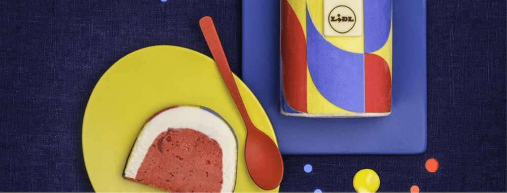 Lidl lance une bûche de Noël aux couleurs de l'enseigne