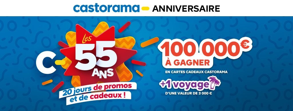 Profitez des offres anniversaire Castorama !