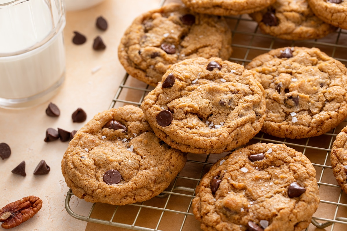 Cookies aux pépites de chocolat.