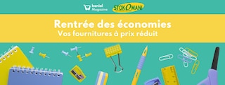 Faites des économies pour la rentrée avec les petits prix Stokomani
