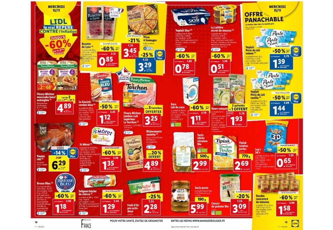 Craquez pour des grands lots de produits à prix mini chez Lidl 