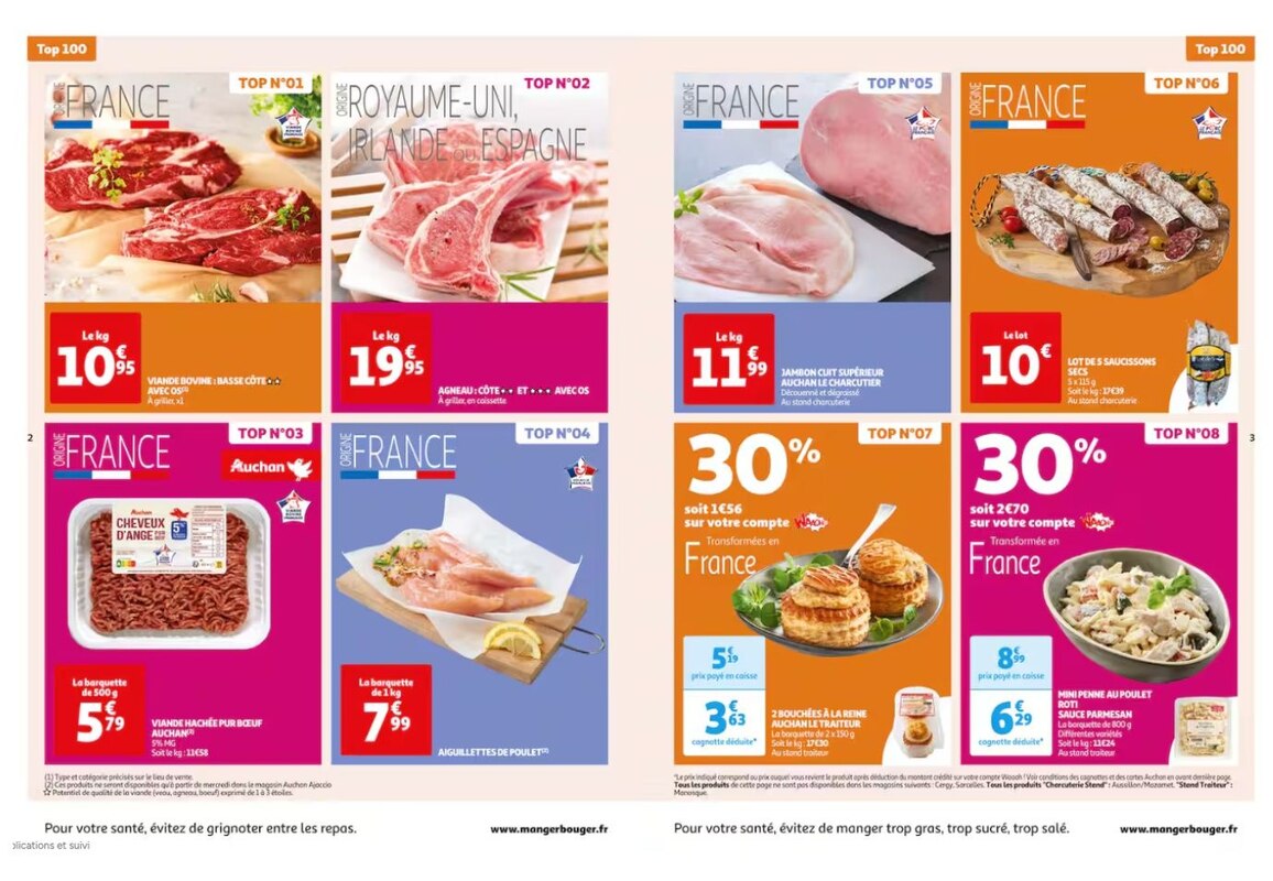 Craquez pour le top 100 de promos Auchan 