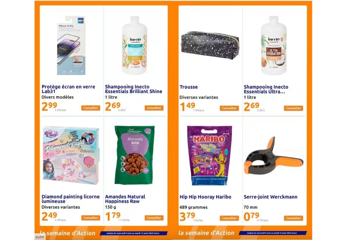 Craquez pour les produits cheveux à petit prix cette semaine chez Action
