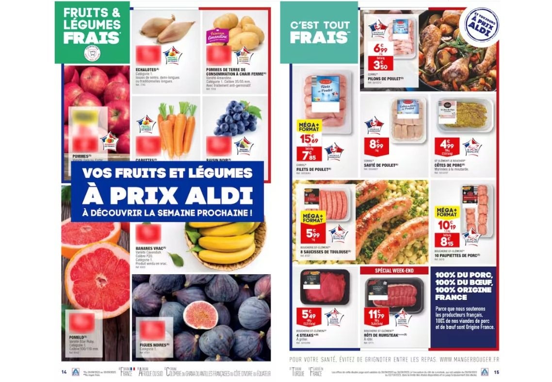 Craquez pour les produits frais ALDI