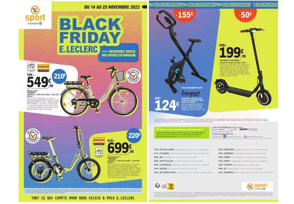 Velo electrique leclerc black friday 2025