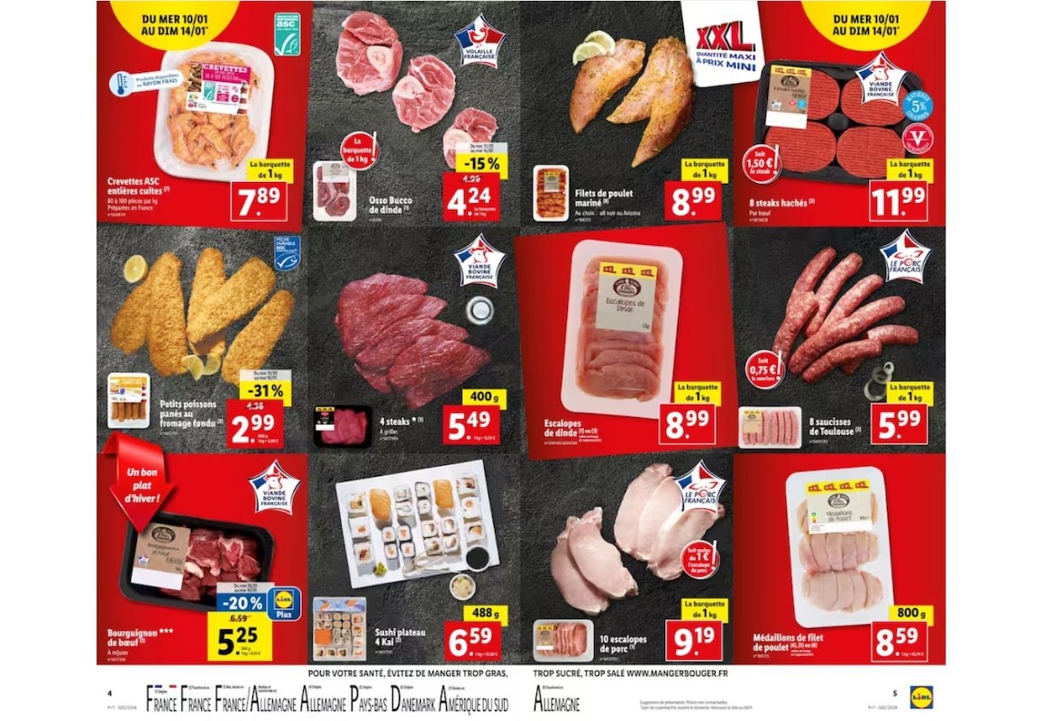 Craquez sur la sélection de viande à prix Lidl