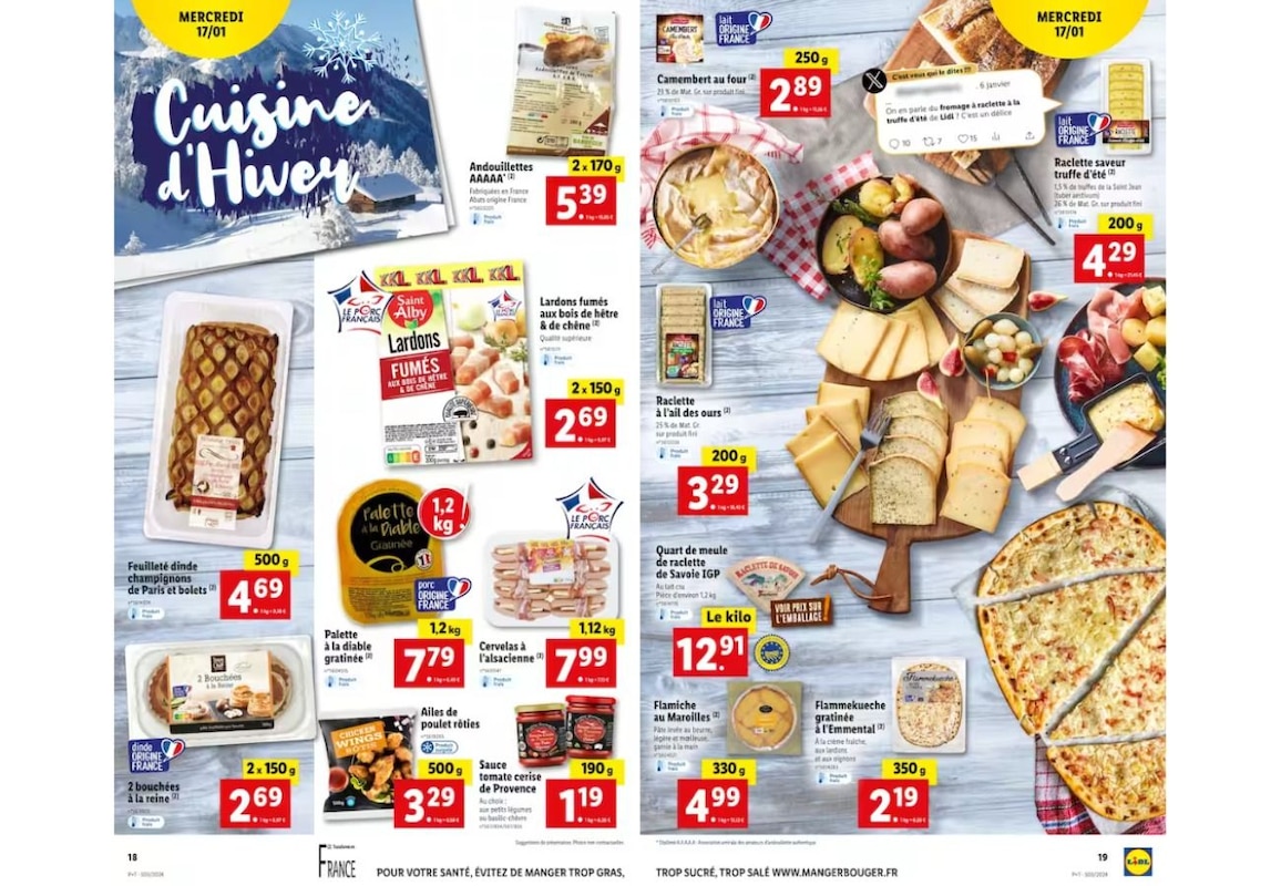 Craquez sur les offres de cuisine d'hiver à petit budget