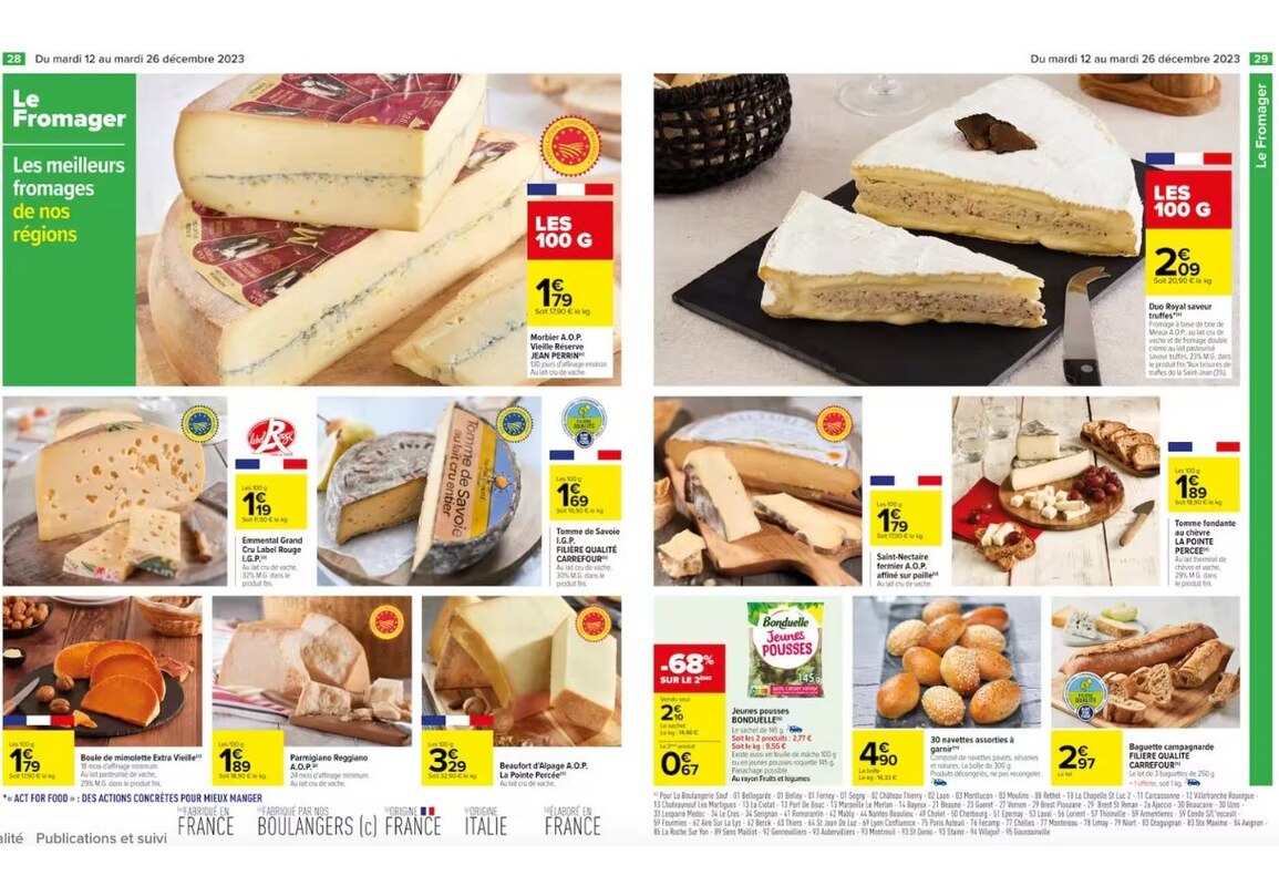 Craquez sur les produits frais du jour chez Carrefour