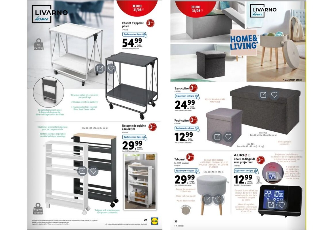 Craquez sur les produits home & living à prix réduit