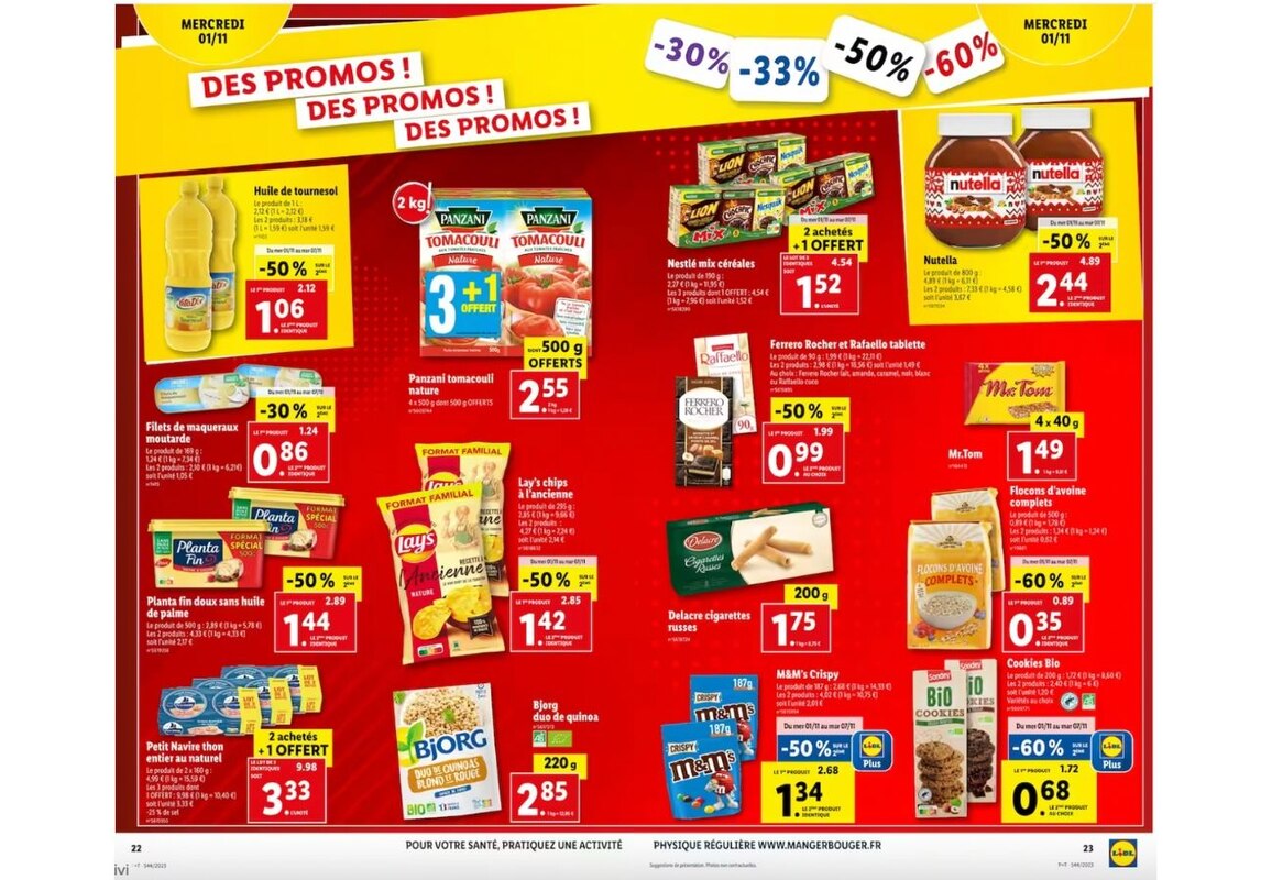 Des promos, des promos, des promos !