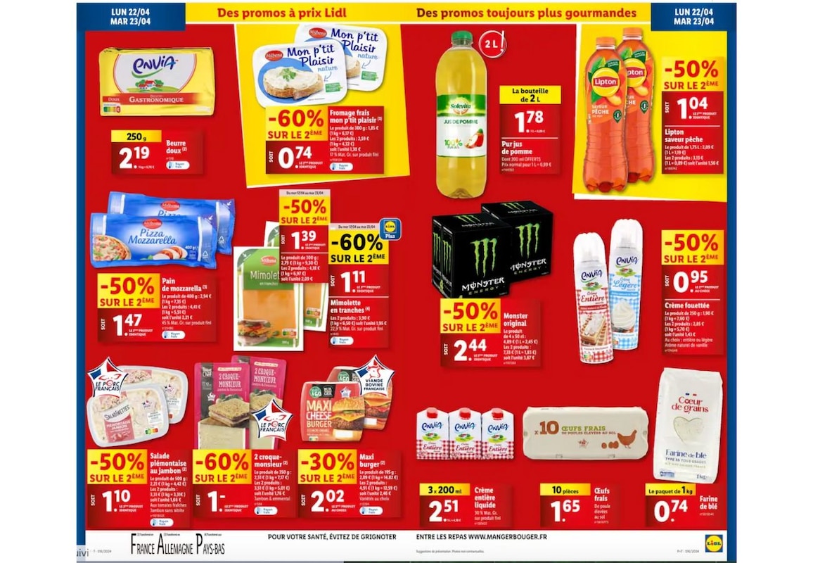 Des promos toujours plus gourmandes sur les produits frais
