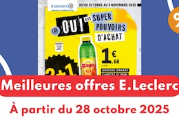Catalogue E.Leclerc du 28 octobre 2025 : les meilleures offres