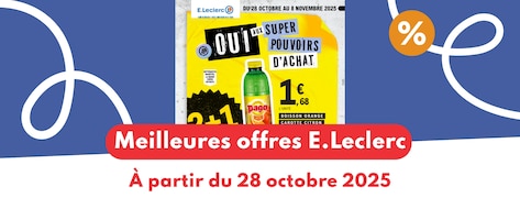 Catalogue E.Leclerc du 28 octobre 2025 : les meilleures offres