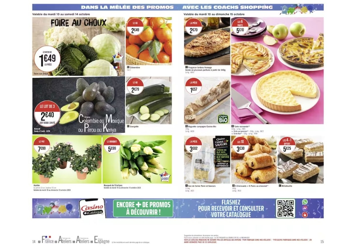 Faites le plein de fruits et légumes de saison avec les promos Casino