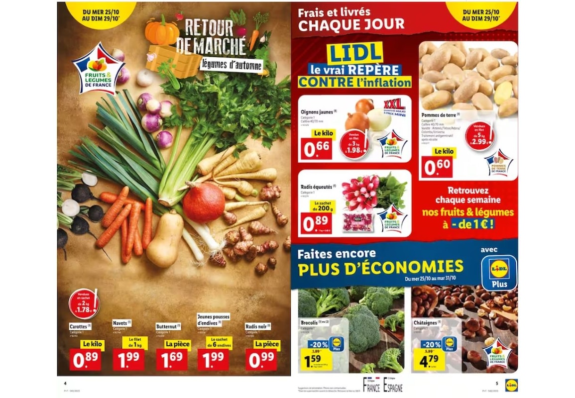Faites le plein de légume d'automne avec la sélection du marché