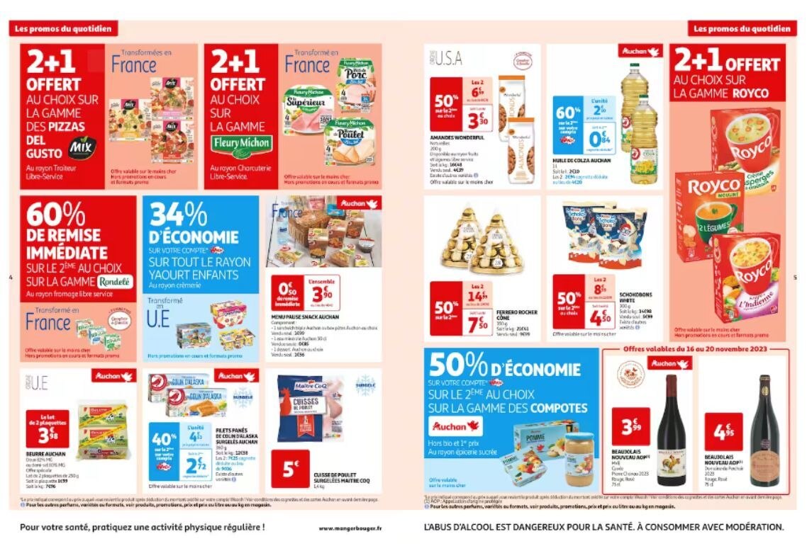 Faites le plein de promos du quotidien avec les 25 jours Auchan