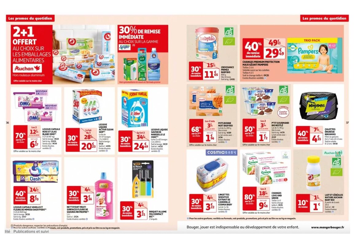 Faites le plein de promos du quotidien chez Auchan Hypermarché