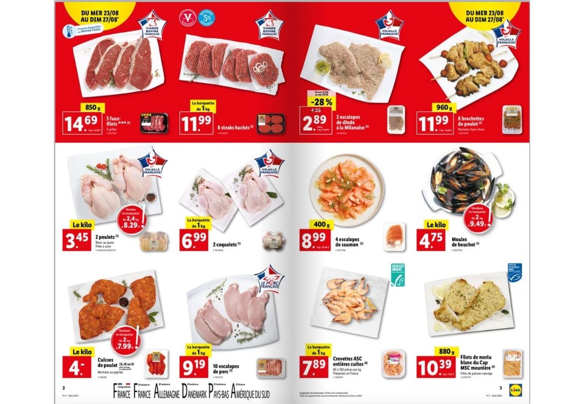 Faites le plein de promos sur les viandes et poissons