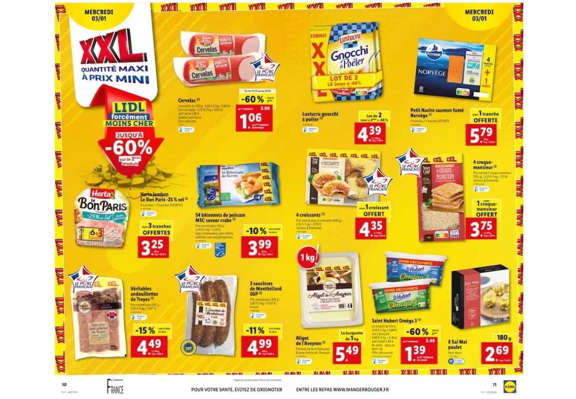 Faites le plein de vos produits préférés en version XXL à prix mini 