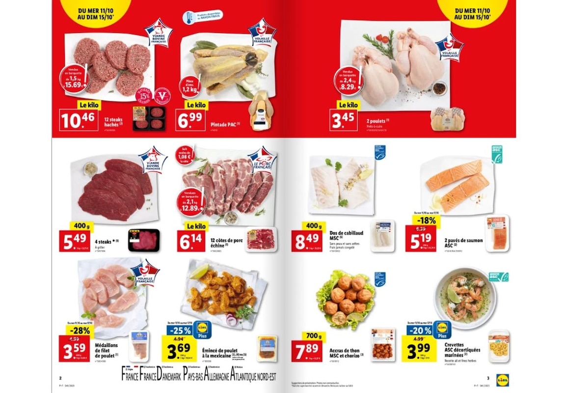 Foire à la viande à prix cassés chez Lidl 