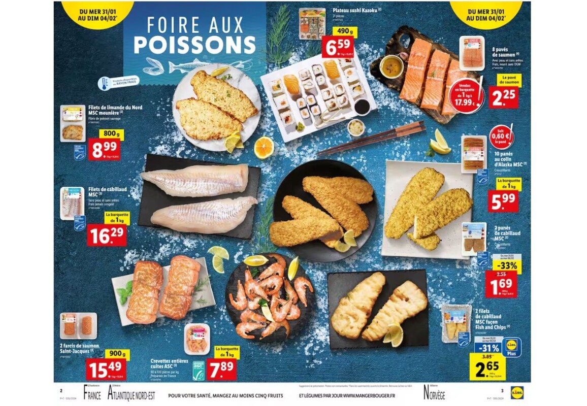 Foire au poisson Lidl