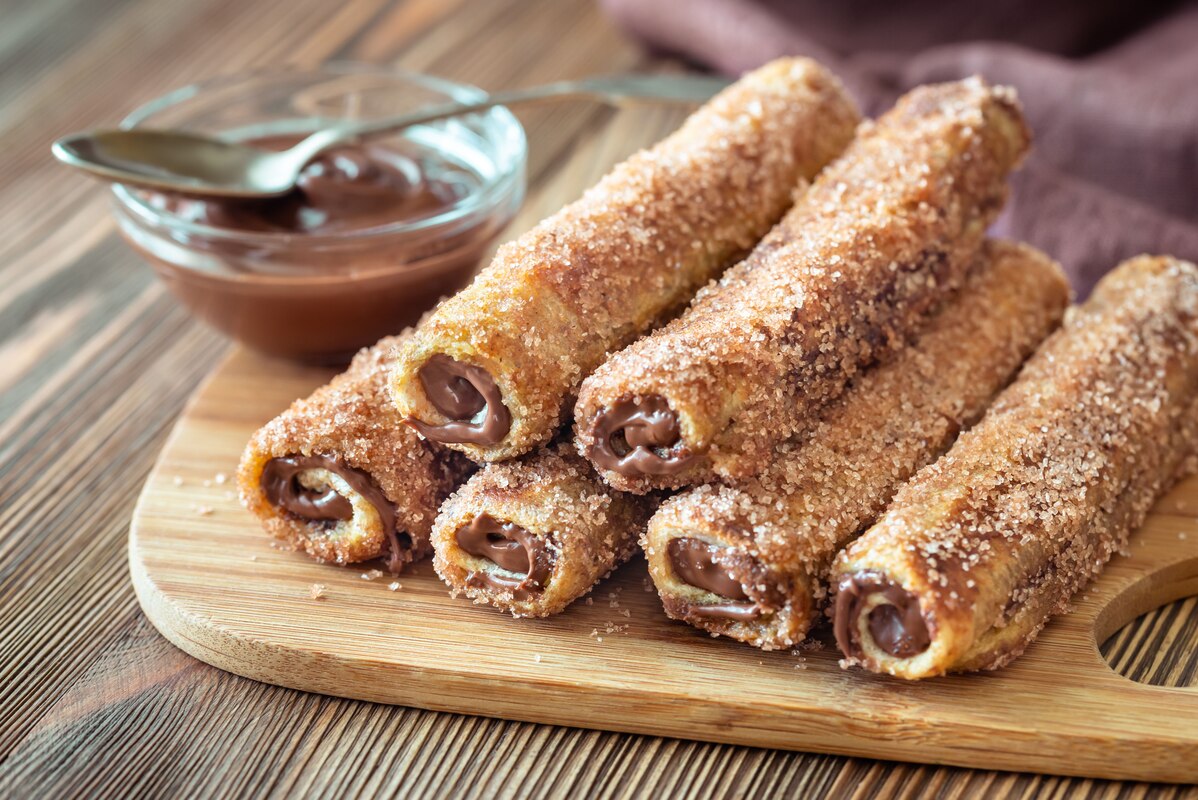 French Toast Rolls Up