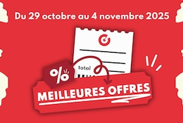 Meilleures offres de la semaine du 29 octobre au 4 novembre