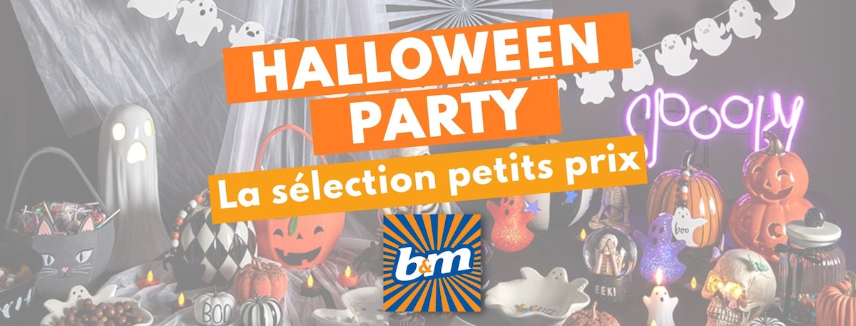 Célébrez Halloween à petit budget avec la sélection B&M !