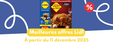 Catalogue Lidl du 11 au 17 décembre 2025 : les meilleures offres