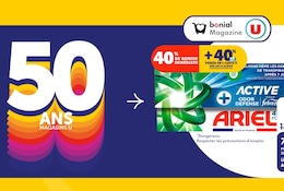 50 ans des Magasins U : super offres, promos et cadeaux à gagner
