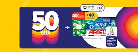50 ans des Magasins U : super offres, promos et cadeaux à gagner