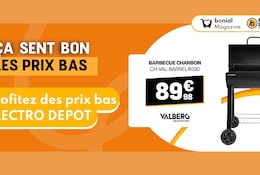 Le printemps des prix bas avec les barbecues & planchas ELECTRO DEPOT 