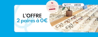 Lunettes Pour Tous : profitez de 2 paires à 0€ !