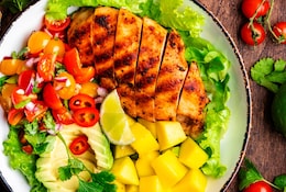 Salade poulet mangue