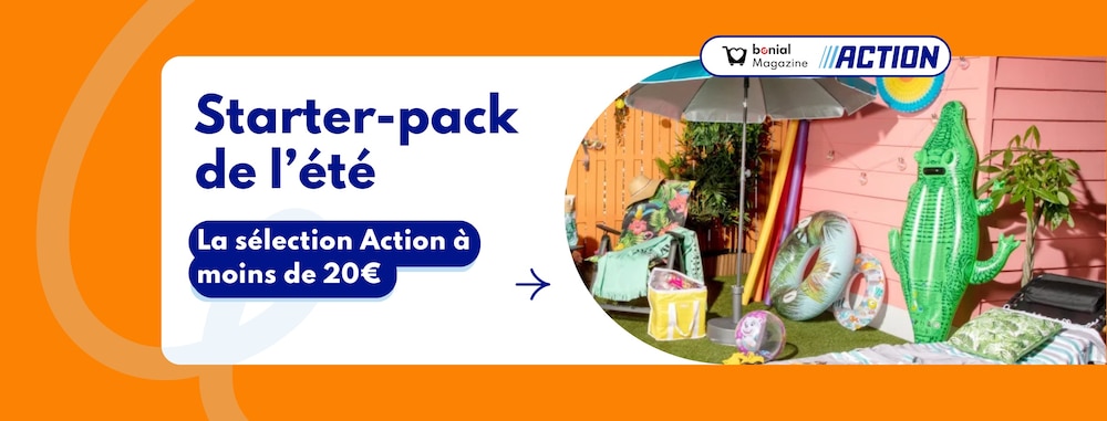 Starter pack de l'été à moins de 20€ chez Action