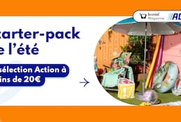 Starter pack de l'été à moins de 20€ chez Action