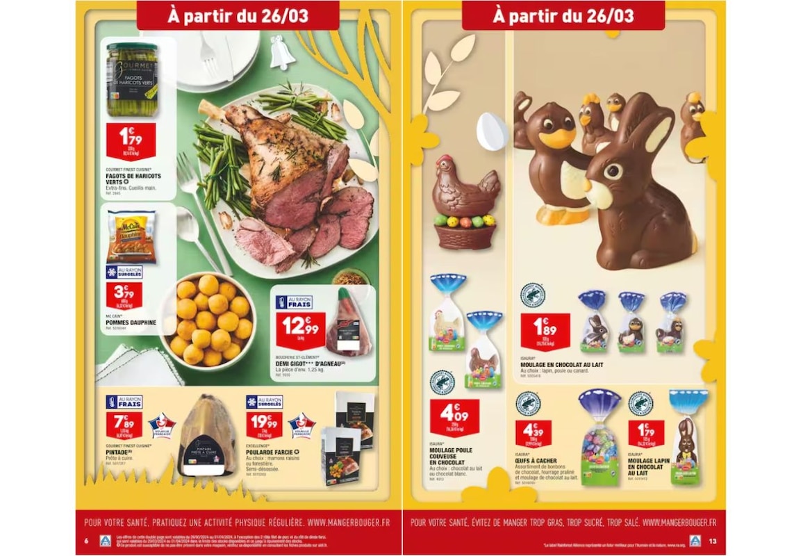 Il était une fois Pâques... À prix mini chez ALDI