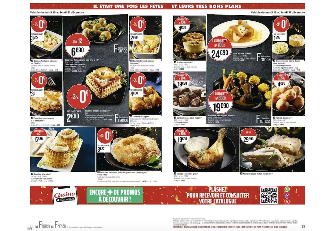 Il était une fois les fêtes... Et leurs très bons plans chez Casino !