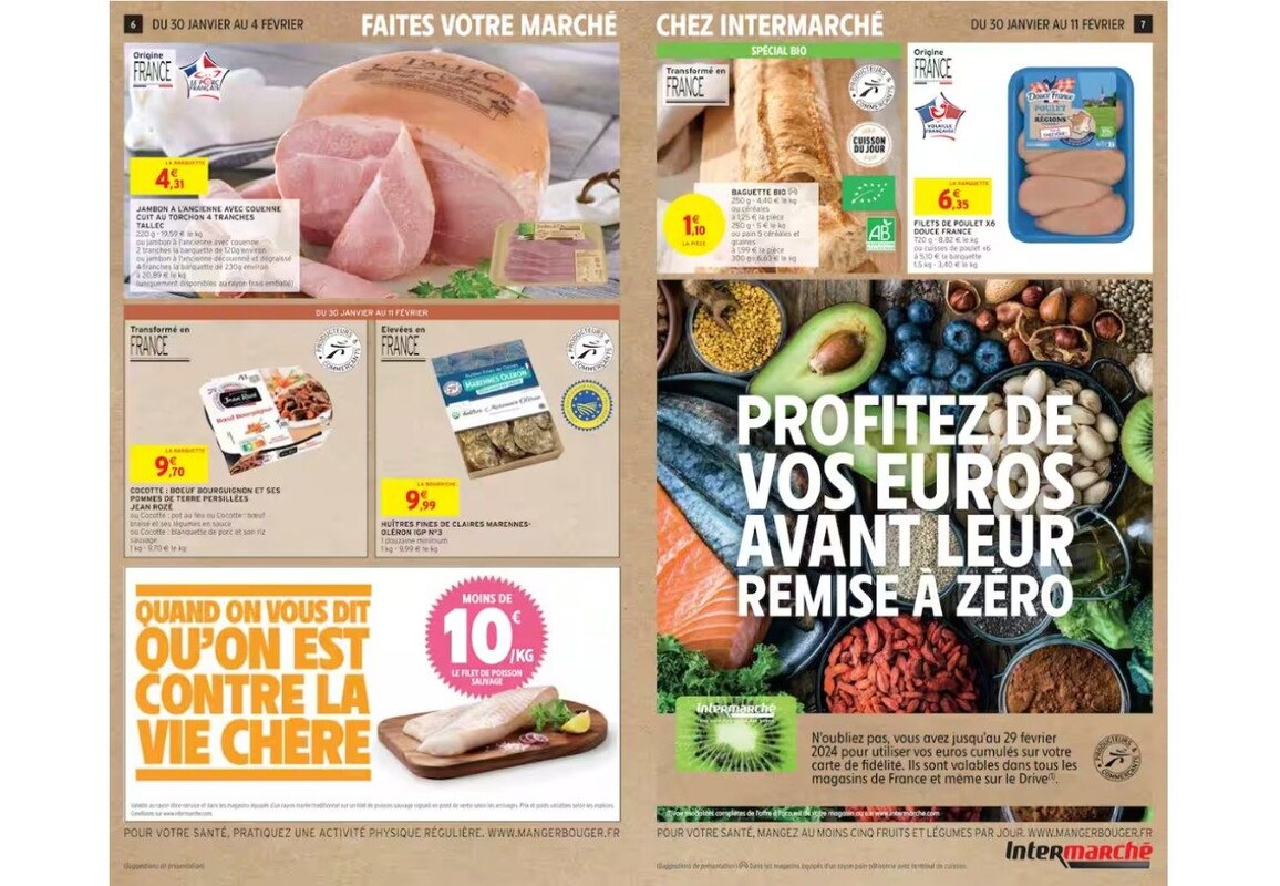 Intermarché contre la vie chère avec ses produits frais