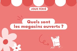 Jour férié - magasins ouverts